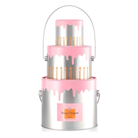 Veuve Clicquot Rosé Bucket Cake Anniversary